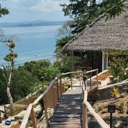 Villa 4 personnes à Nosy Komba avec vue panoramique sur l'océan